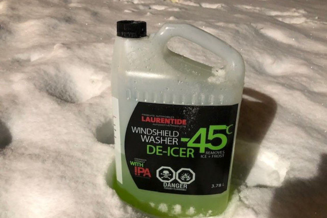 windshield Washer De-Icer