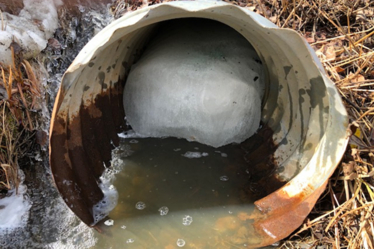 How to thaw a frozen culvert