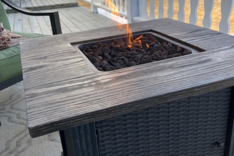 Outdoor Propane Gas Patio Fire Pit Table