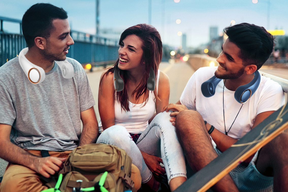 Personal Wearable Neck Fan